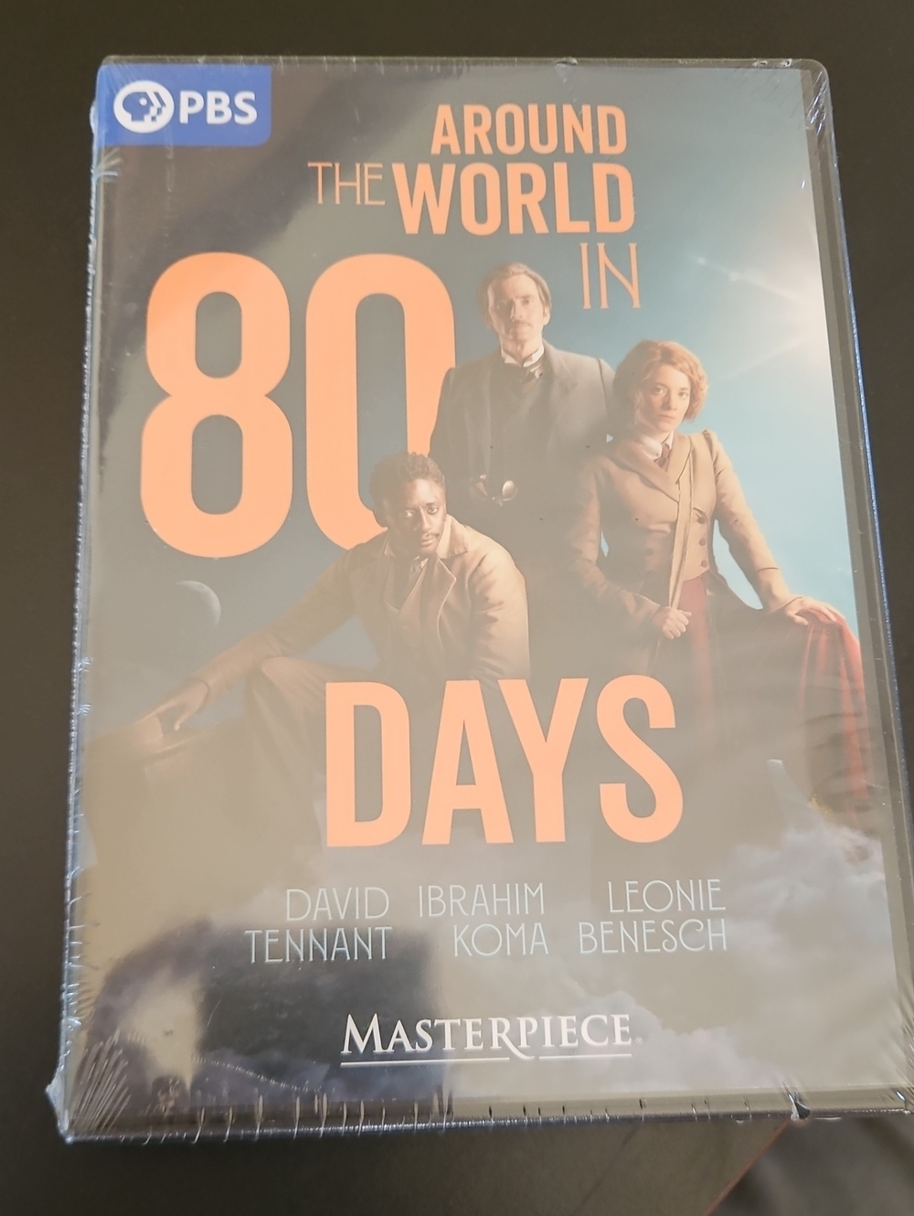 PBS Masterpiece "Around the World in 80 Days" DVD - Coral & Teal Cover